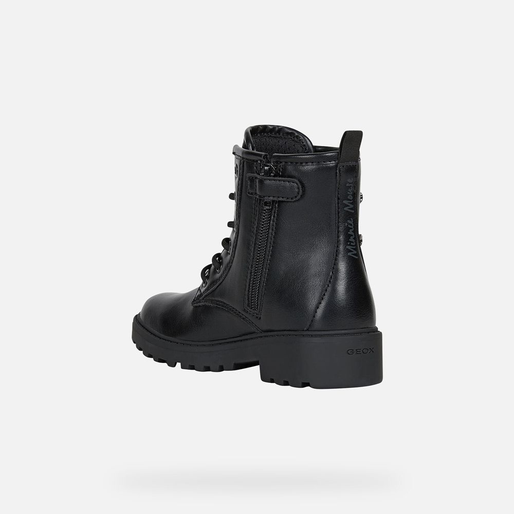 Botas Geox Menina Pretas - Casey - FEUTO3678